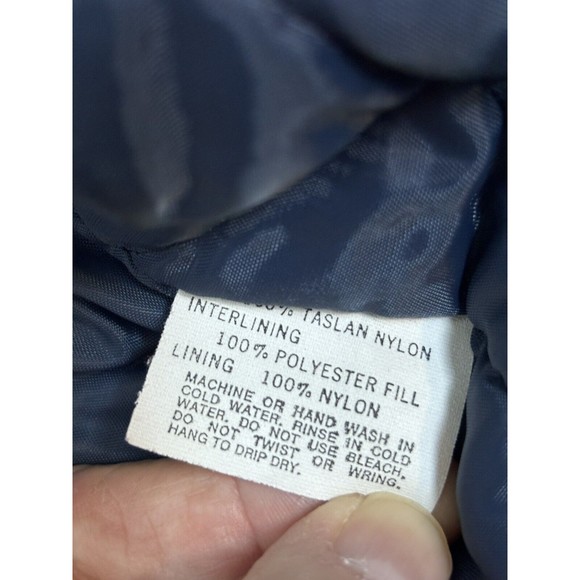 Amoco Oil Gasoline Made In the USA Crown Club Puffer Jacket Size L Large Vintage - Picture 7 of 10